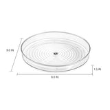 ▶ Base Circular Giratoria, 22.9 cm, Transparente