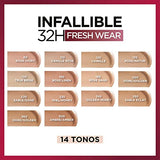 ▶ L'Oréal Paris Base de maquillaje Infallible Golden 200 30ml