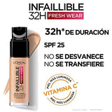 ▶ L'Oréal Paris Base de maquillaje Infallible Golden 200 30ml