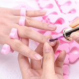 ▶ Jinxuny 50 separadores de dedos con esponja separadora de dedos de espuma suave para manicura y pedicura