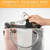 ▶ Clip magnético para sombrero para viajes, elegante bolsa manos libres, bolso, equipaje y mochila con clip para sol y sombreros de ala ancha (negro)